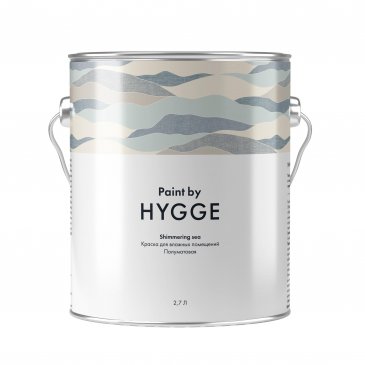 Краски Hygge Paints Интерьерные краски Shimmering Sea 2,7 л изображение 0