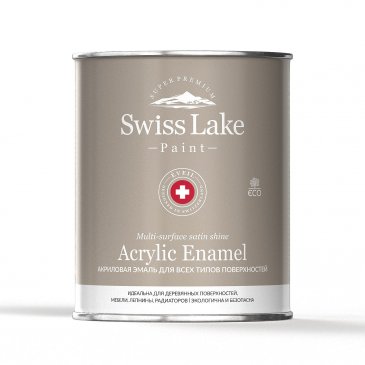 Краски Swiss Lake Acrylic Enamel 0,9л изображение 0
